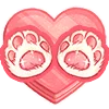 Telegram emojisi «Love Cats» 🐾