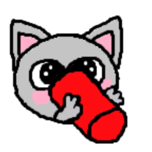 Telegram Sticker «котики эмоджи» 😛