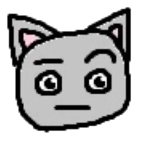 Telegram stiker «котики эмоджи» 🤨