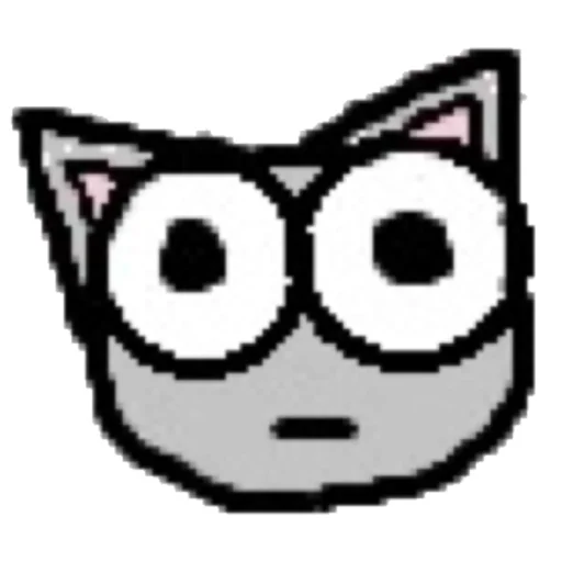 Telegram Sticker «котики эмоджи» 😳