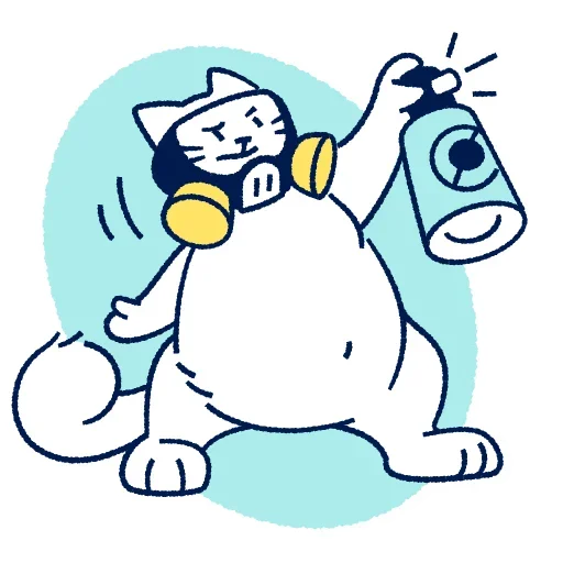 Стікер Telegram «Кот Макс» ☣️
