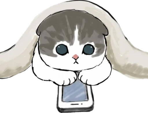 Стикер Telegram «котик» 📱