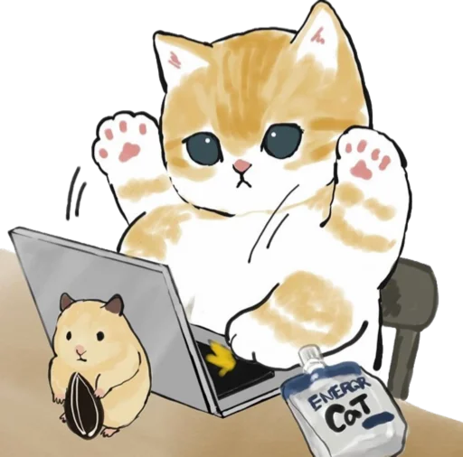 Стикер Telegram «котик» 🐾