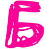 розовые буквы emoji 🕊