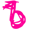 Емодзі розовые буквы 🔥