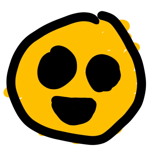 кривой бровл старс emoji 😃