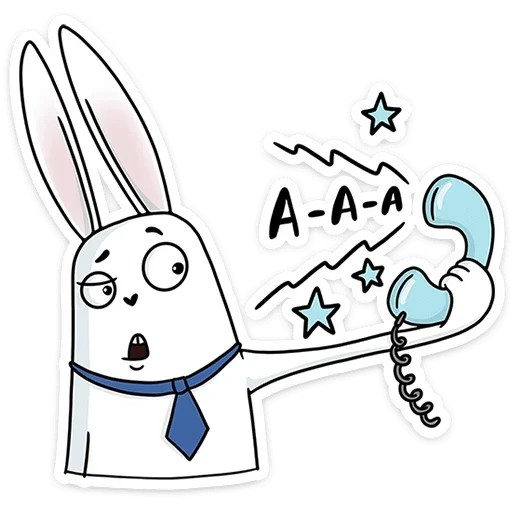 Telegram stiker «Кроль в офисе» ☎