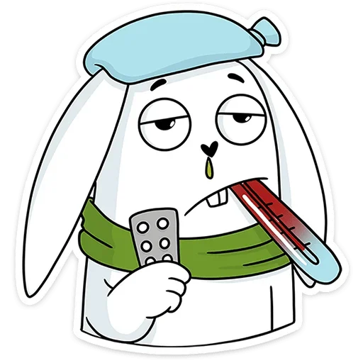 Telegram Sticker «Кроль в офисе» 🤒