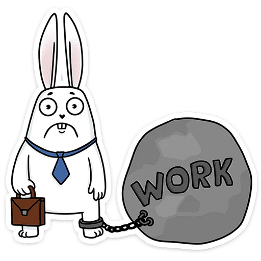 Telegram stiker «Кроль в офисе» 😞