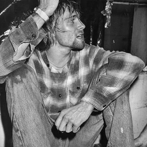 Эмодзи Kurt Cobain (Nirvana) 🙁
