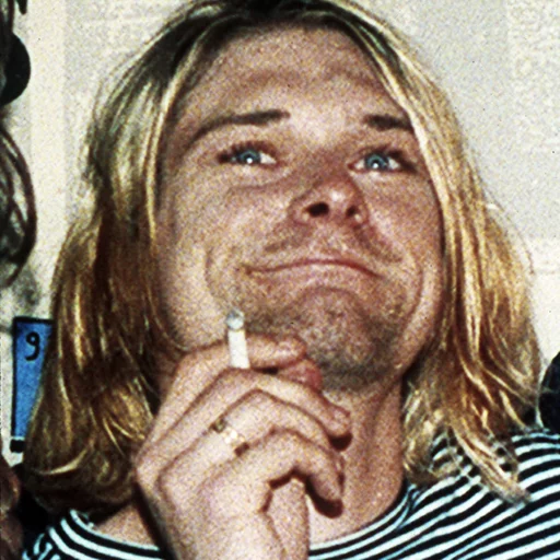 Kurt Cobain (Nirvana) stiker 😊