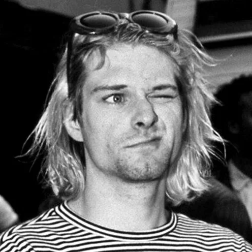 Telegram Sticker «Kurt Cobain (Nirvana)» 😉
