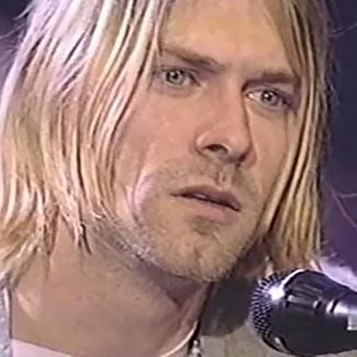 Эмодзи Kurt Cobain (Nirvana) 😒