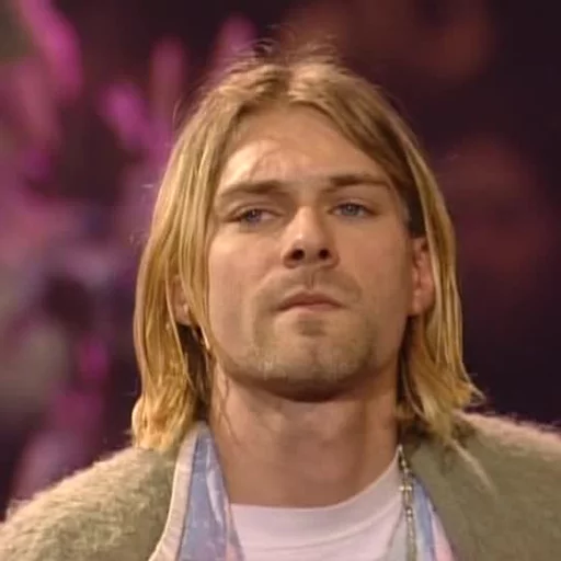 Telegram Sticker «Kurt Cobain (Nirvana)» 😒