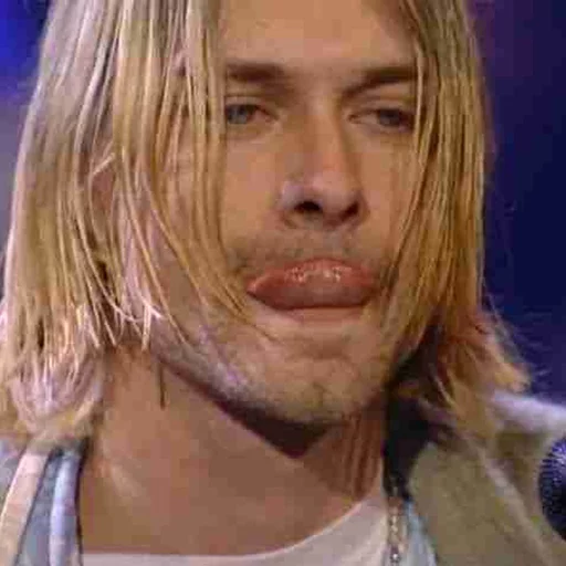 Telegram Sticker «Kurt Cobain (Nirvana)» 😍