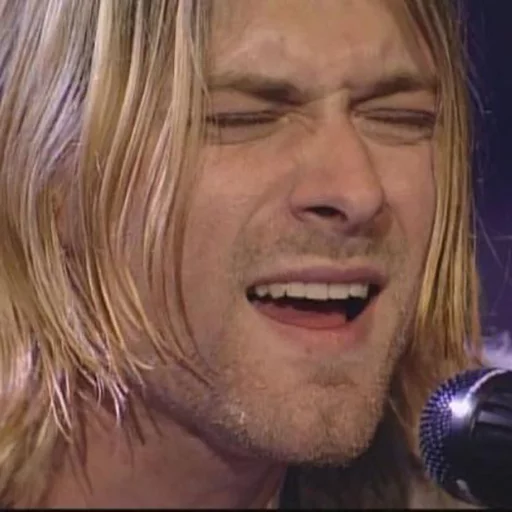 Telegram stiker «Kurt Cobain (Nirvana)» 😫