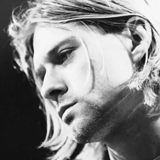 Telegram Sticker «Kurt Cobain (Nirvana)» 🙁