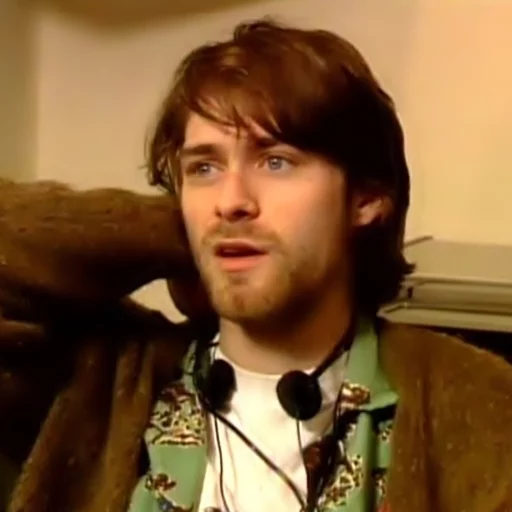 Эмодзи Kurt Cobain (Nirvana) 😧