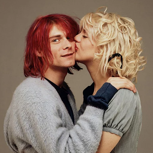 Емодзі Kurt Cobain (Nirvana) 😘