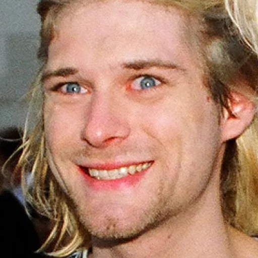 Эмодзи Kurt Cobain (Nirvana) 😁