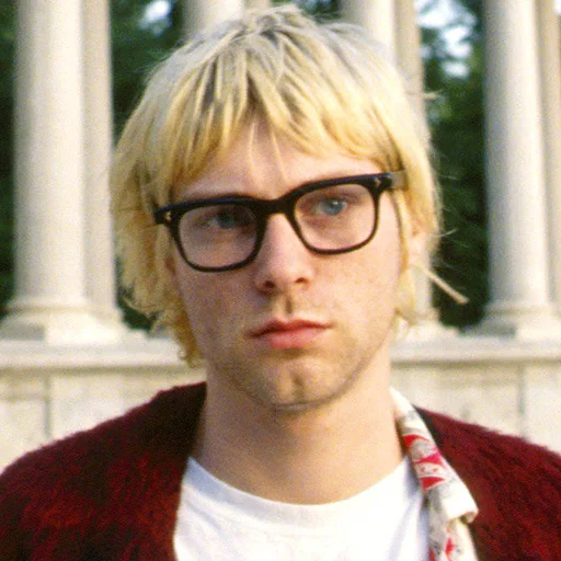 Емодзі Kurt Cobain (Nirvana) 😐