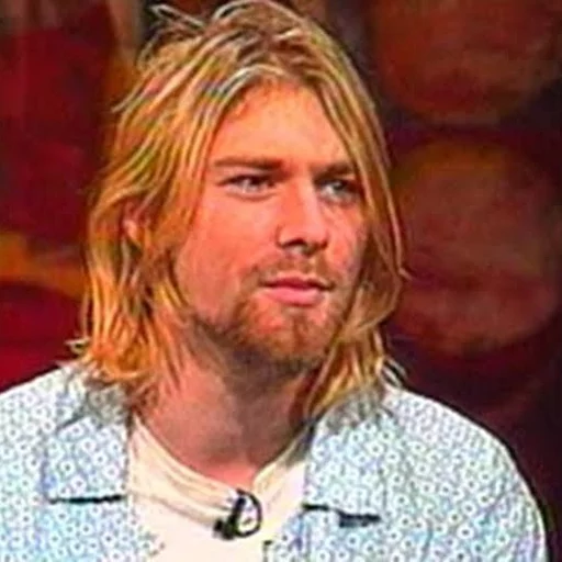 Telegram Sticker «Kurt Cobain (Nirvana)» 🙂