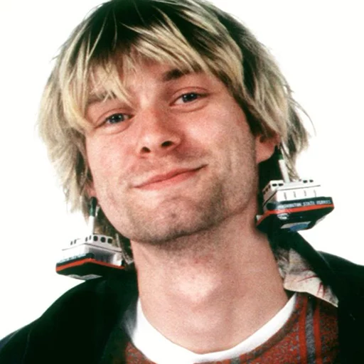 Эмодзи Kurt Cobain (Nirvana) 😇