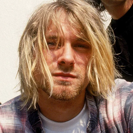 Эмодзи Kurt Cobain (Nirvana) 😑