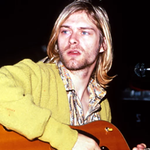 Kurt Cobain (Nirvana) emoji ☹