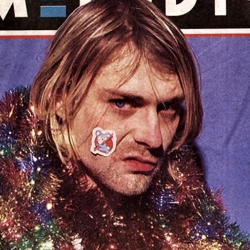 Эмодзи Kurt Cobain (Nirvana) 😒