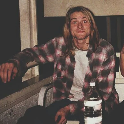 Емодзі Kurt Cobain (Nirvana) 😃
