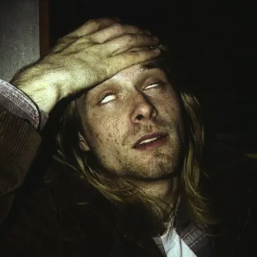 Telegram Sticker «Kurt Cobain (Nirvana)» 🙄