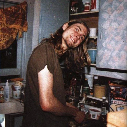 Эмодзи Kurt Cobain (Nirvana) 😃