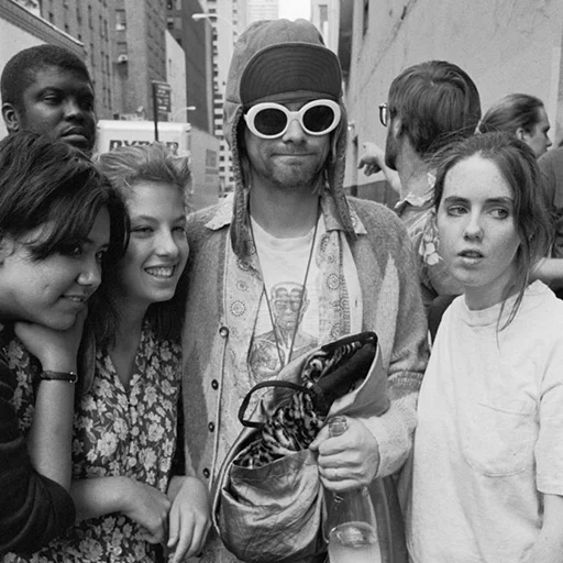 Стікер Telegram «Kurt Cobain (Nirvana)» 😎