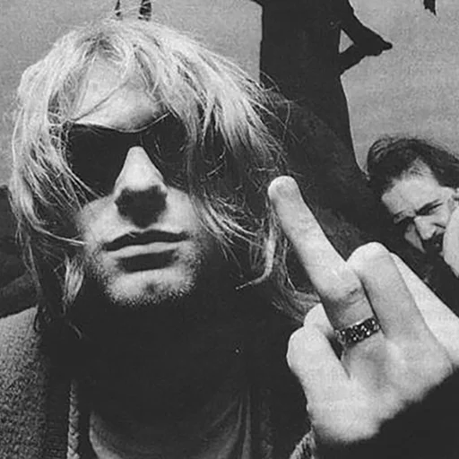 Kurt Cobain (Nirvana) stiker 💍