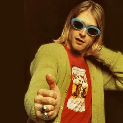Эмодзи Kurt Cobain (Nirvana) 👍