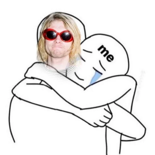 Kurt Cobain 2 sticker 💞