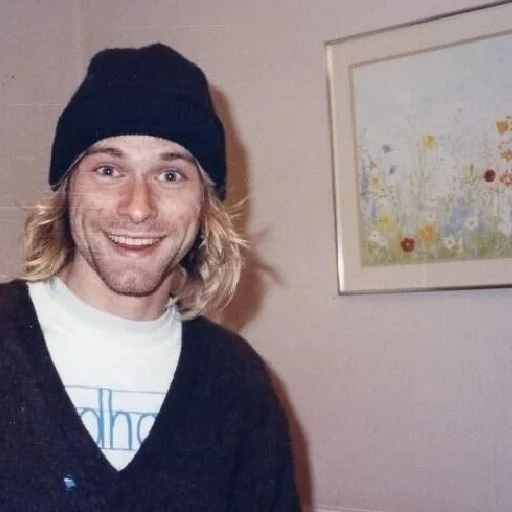 Telegram stiker «Kurt Cobain 2» 😃