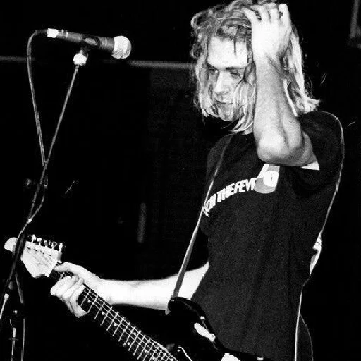 Telegram Sticker «Kurt Cobain 2» 😓