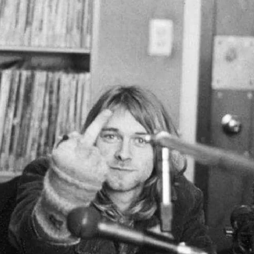 Kurt Cobain 2 stiker 🖕