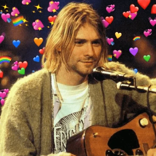Эмодзи Kurt Cobain 2 🥰