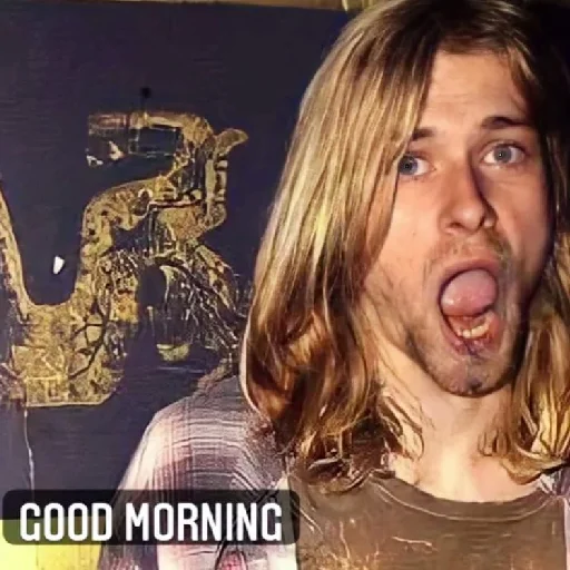 Kurt Cobain 2 stiker 🥱