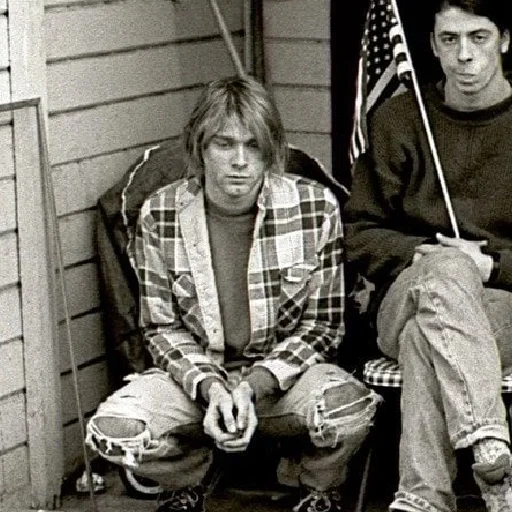 Эмодзи Kurt Cobain 2 😔
