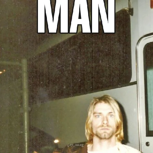 Эмодзи Kurt Cobain 2 😐
