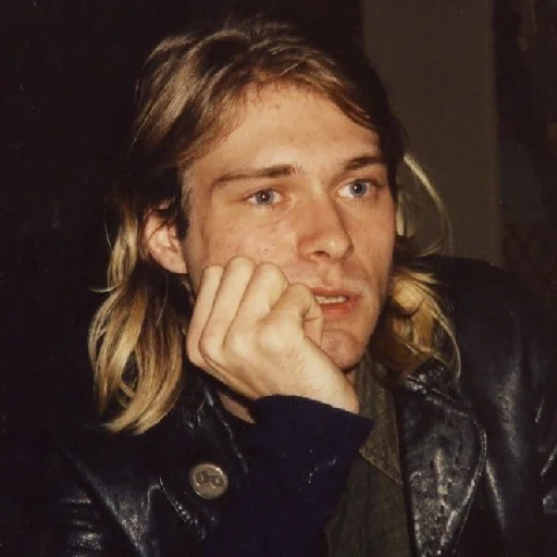 Telegram stiker «Kurt Cobain 2» 😒