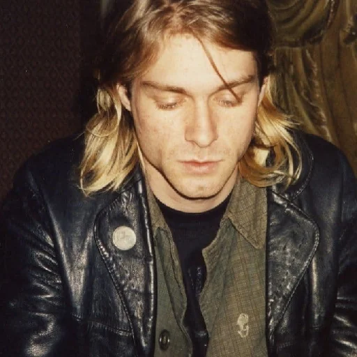 Эмодзи Kurt Cobain 2 😕