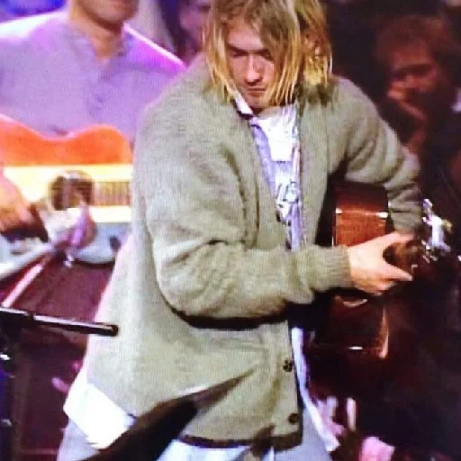 Telegram Sticker «Kurt Cobain 2» 😡