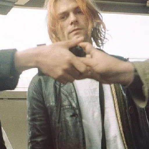 Telegram stiker «Kurt Cobain 2» 😑