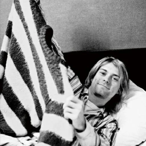 Эмодзи Kurt Cobain 2 🧶