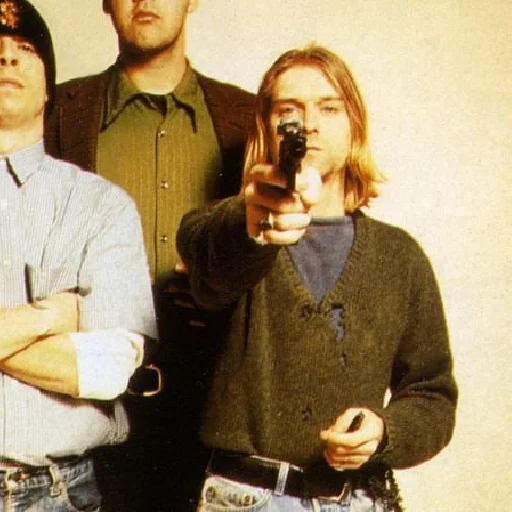 Telegram Sticker «Kurt Cobain 3» 😠